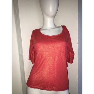 Chico's Flutter Sleeve T- Shirt